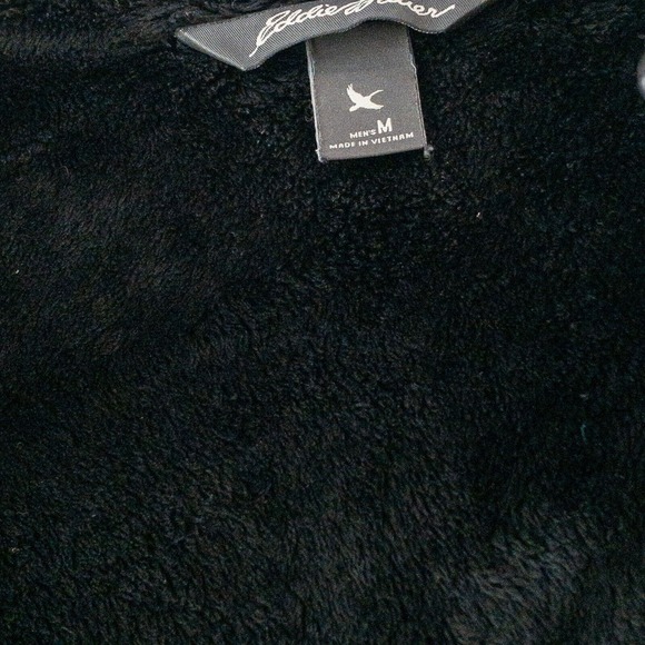 Eddie Bauer Jacket Men's Medium Gray Windfoil Elite Jacket Lined Furry Fleece - Picture 13 of 14
